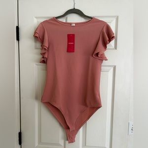 Light pink romwe body suit